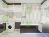 Дизайн проект квартиры 55,6 м2